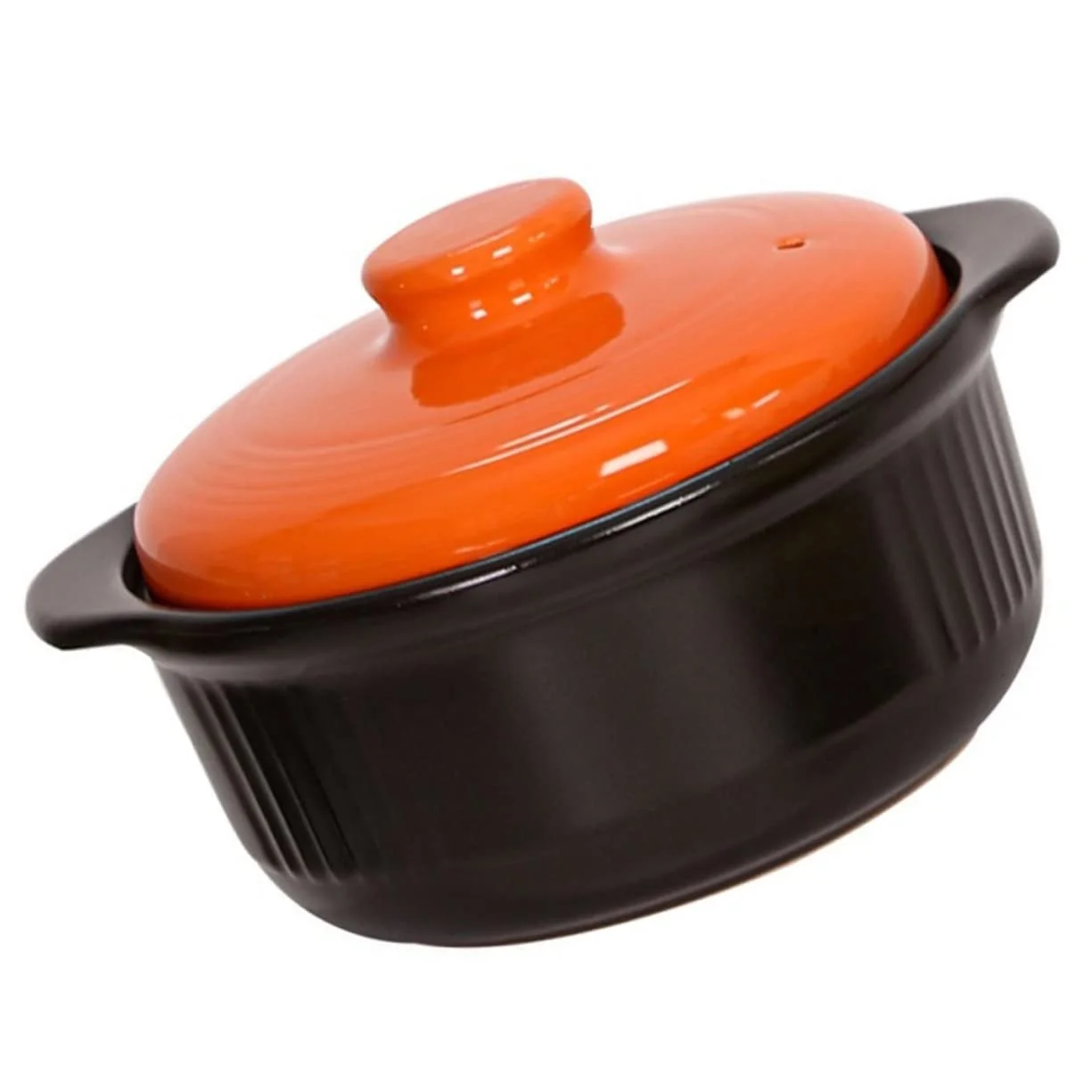 Каструля Amosfun Керамічна антипригарна з кришкою Мала для супів та тушкування, фото №1
