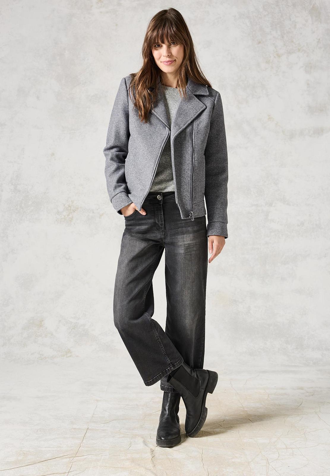 Женская Байкерская Куртка Cecil Wool Look, фото №5