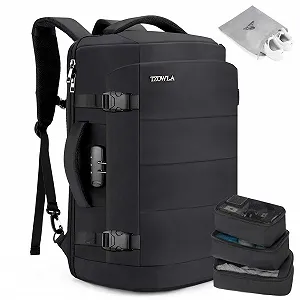 Купить Рюкзак для ноутбука Tzowla 17.3 дюйма дорожный водонепроницаемый с USB 40 л Черный - Фото 1 Рюкзак для ноутбука Tzowla 17.3 дюйма дорожный водонепроницаемый с USB 40 л Черный - Фото 1