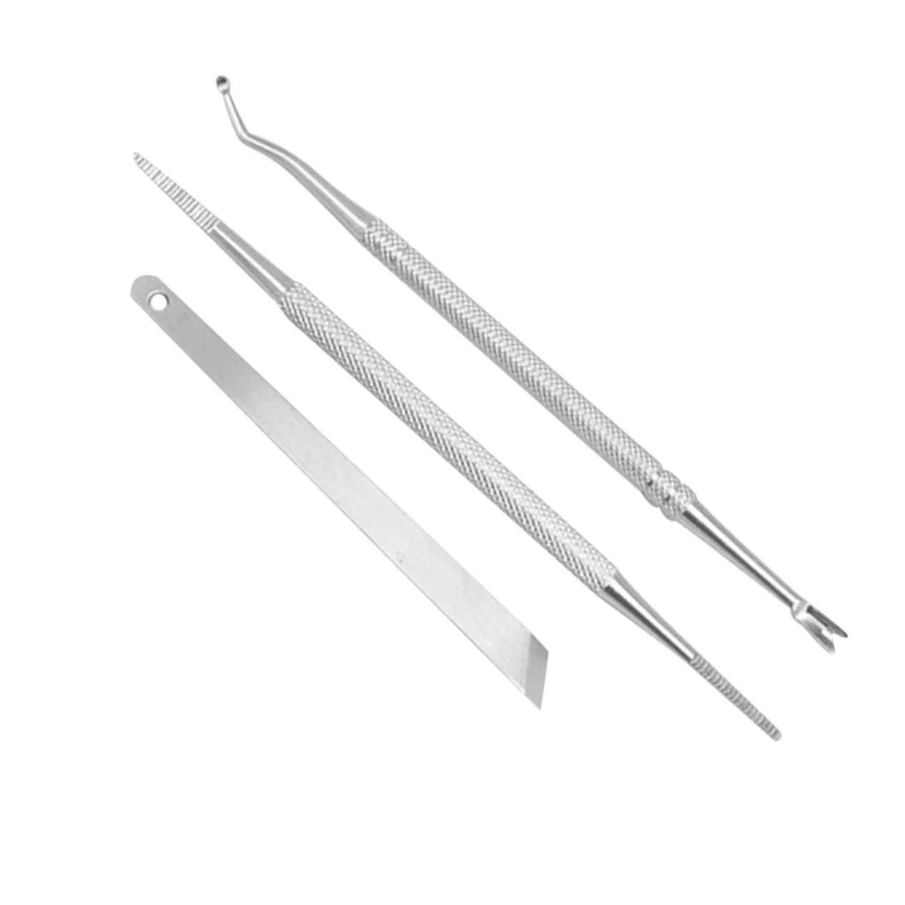 Набір ножів для педикюру VALICLUD, срібний, фото №1