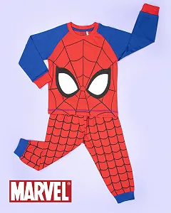 Пижама Marvel Spiderman для детей с длинными рукавами. Комплект synthetic.ua - Фото 1