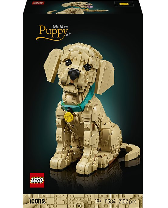 Конструктор Лего LEGO Icons Цуценя золотистого ретривера (11384), фото №1 Конструктор Лего LEGO Icons Цуценя золотистого ретривера (11384), фото №1