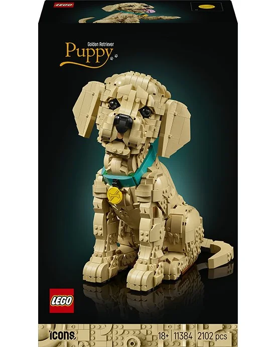 Конструктор Лего LEGO Icons Цуценя золотистого ретривера (11384), фото №1