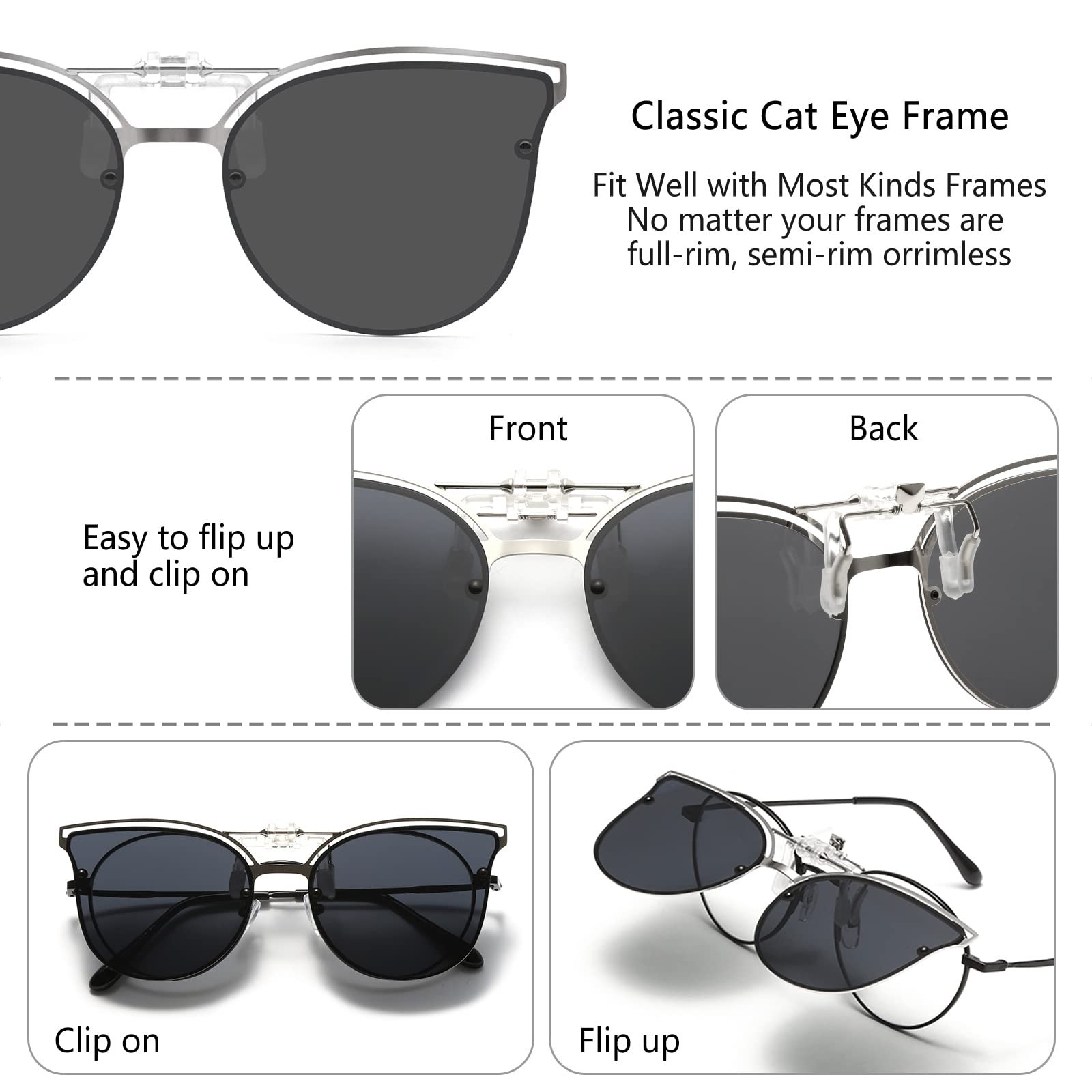 Солнечные очки Long Keeper с зажимом для поляризации, фото №4