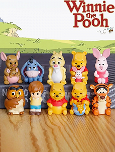 Фігурки Вінні Пух та його друзі Winnie the Pooh дісней іграшки дитячий ігровий набір 6 см 10 шт - Фото 1