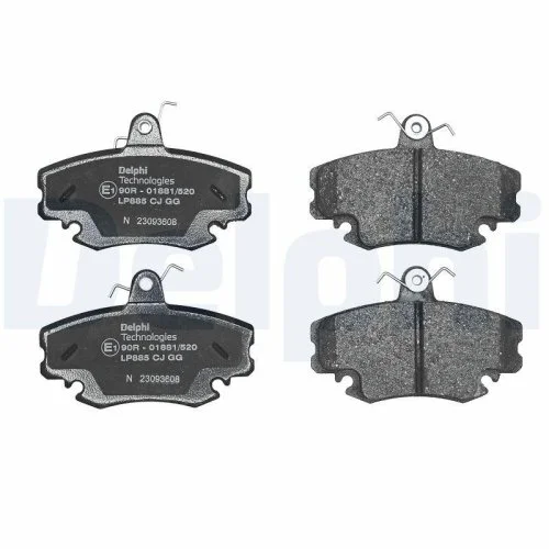 Комплект гальмівних колодок DELPHI LP885 дискове гальмо, фото №2