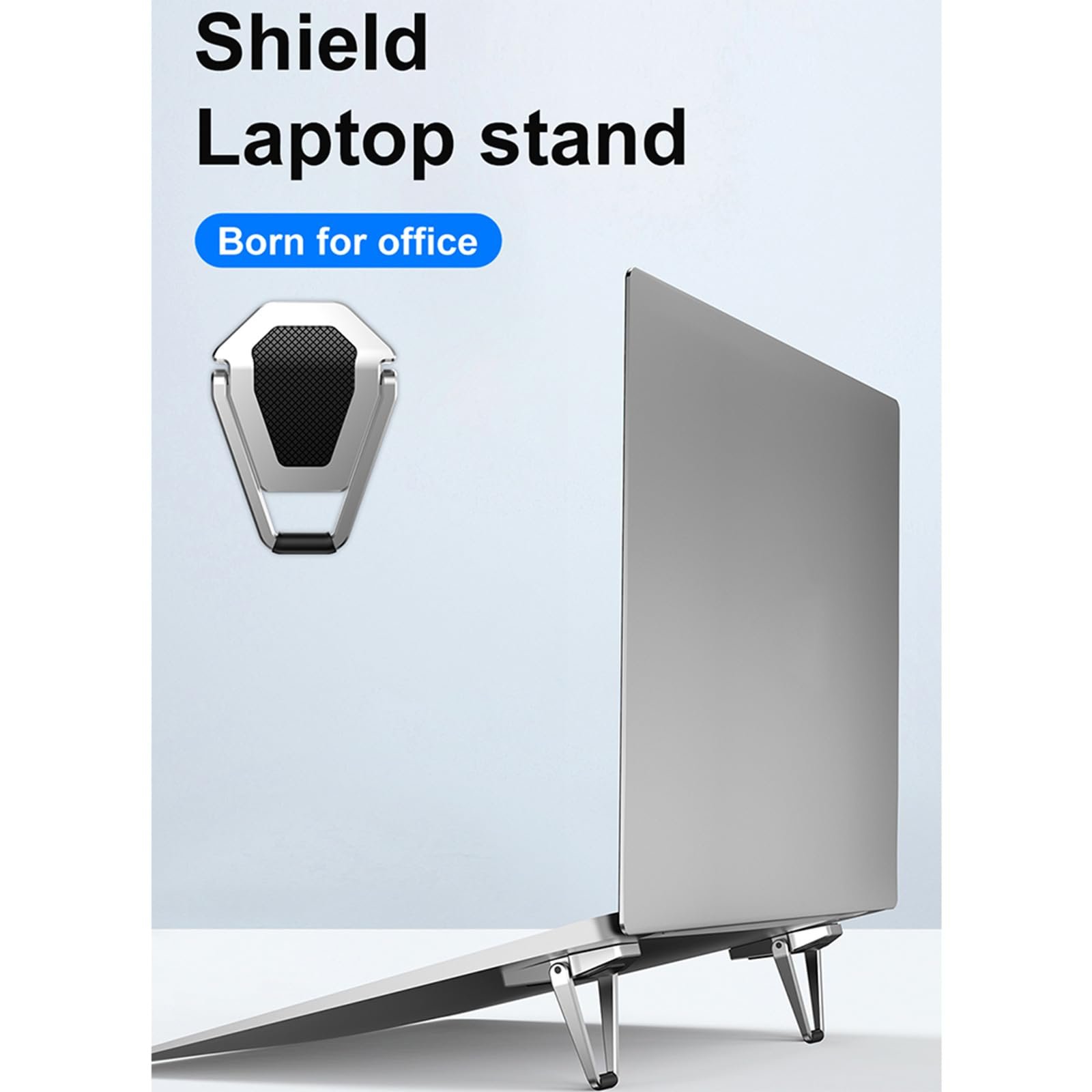 Підставка для ноутбука Invisible Сплав цинку Охолоджуюча підкладка, фото №5 Підставка для ноутбука Invisible Сплав цинку Охолоджуюча підкладка, фото №5