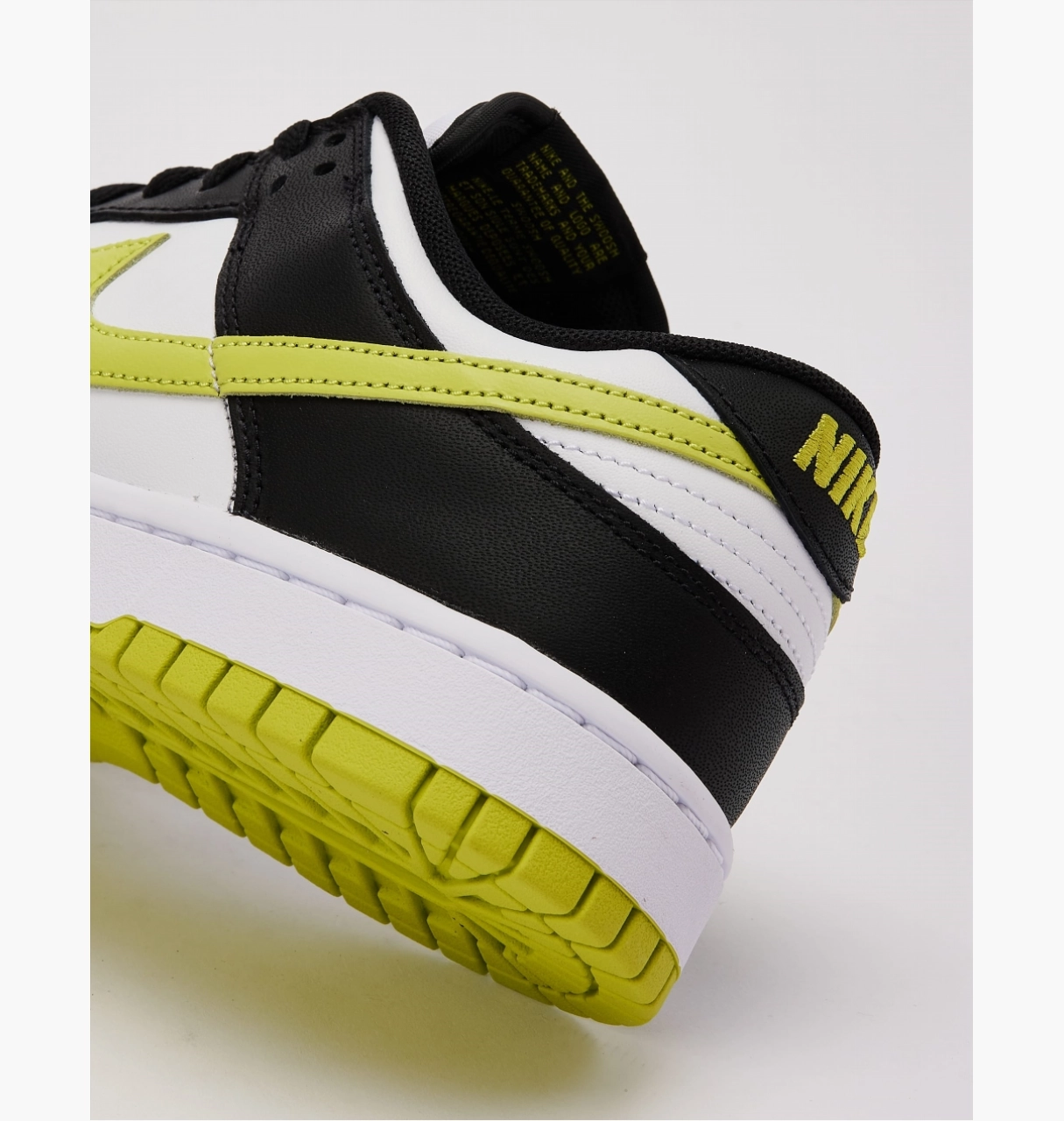 Кроссовки Nike Dunk Low Black/Bright Cactus, фото №5