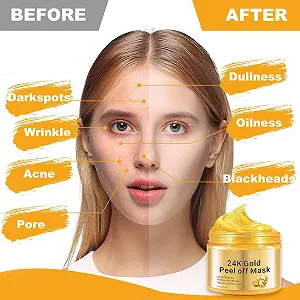 Маска для обличчя 24k Gold Peel Off, проти зморшок та старіння, для всіх типів шкіри synthetic.ua - Фото 1