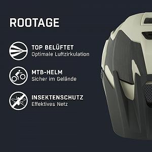 Шлем ALPINA Rootage Enduro & Trail, армированный углеродным волокном, с охлаждающими подушечками для взрослых synthetic.ua - Фото 1