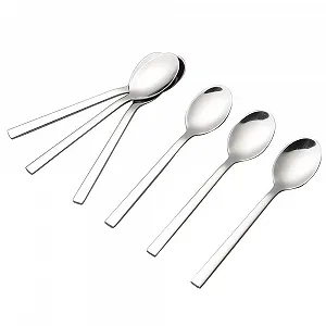 Ложки чайні Cadine, 12 штук, нержавіюча сталь, маленькі десертні ложки - Фото 1