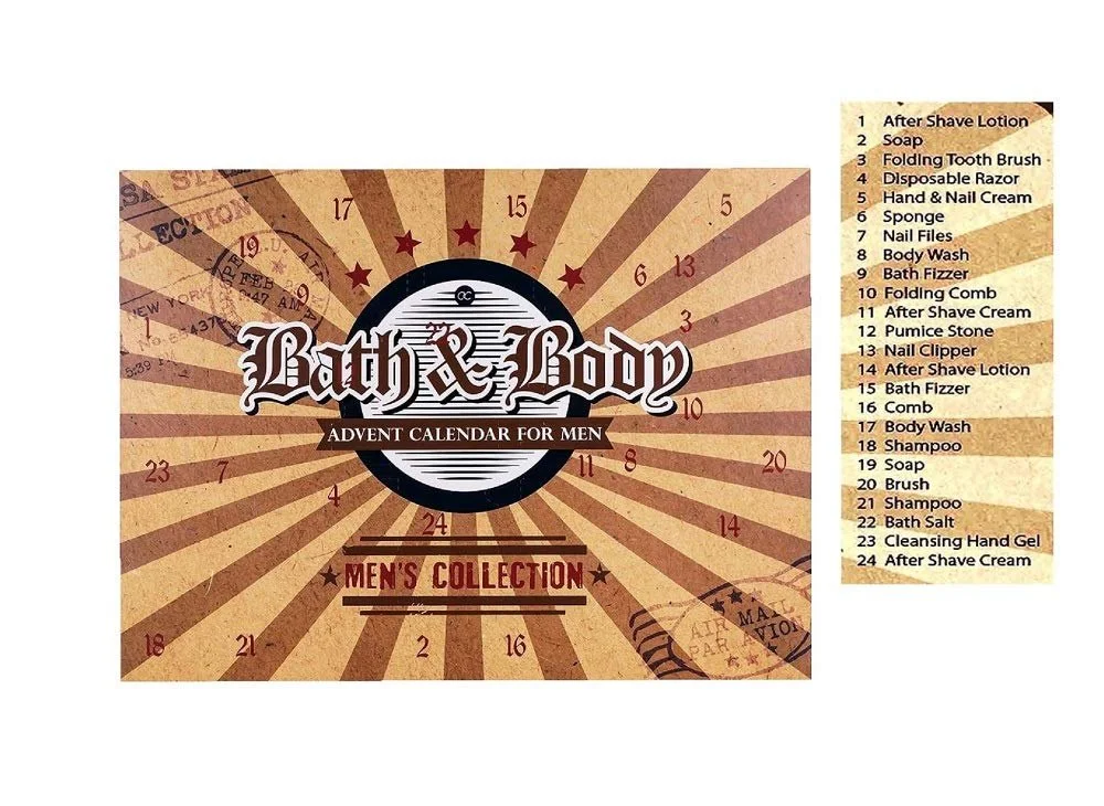 Адвент-календар для чоловіків - Догляд за тілом 2019, фото №1