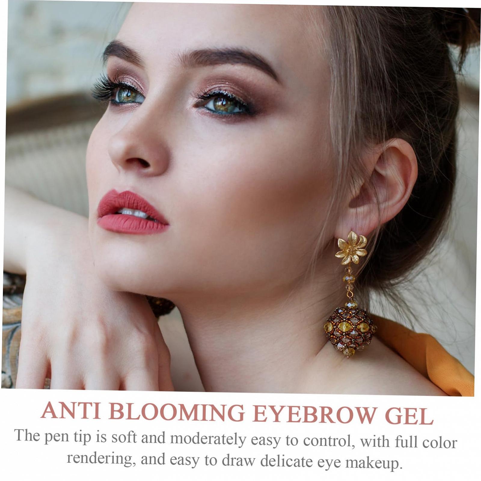 Крем для брів CRILSTYLEO Трикольоровий Водостійкий Гель Довговічний Антипітний Рідкий для корекції брів, фото №4