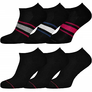 Носки OCERA Retro Tennis Sneaker для женщин и мужчин - 6 пар спортивных носков с высоким содержанием хлопка, идеально подходят для спорта и отдыха synthetic.ua - Фото 1