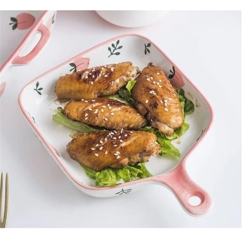 Форма для лазаньи керамическая ручная роспись прямоугольная с ручками и крышкой, фото №8 Форма для лазаньи керамическая ручная роспись прямоугольная с ручками и крышкой, фото №8