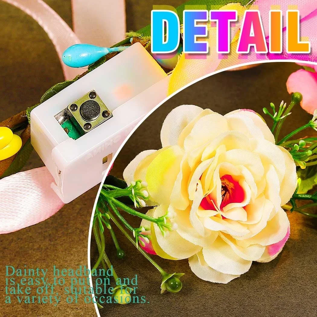 Обруч Квітка Jovono Світний Весільні Аксесуари для волосся Теплий, One Size, фото №6 Обруч Квітка Jovono Світний Весільні Аксесуари для волосся Теплий, One Size, фото №6