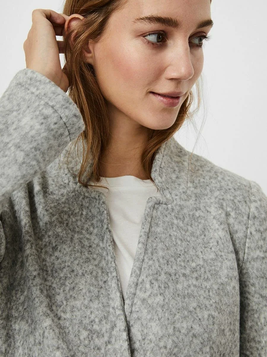 Коротке пальто Vero Moda Brushedkatrine з коміром-стійкою, фото №6