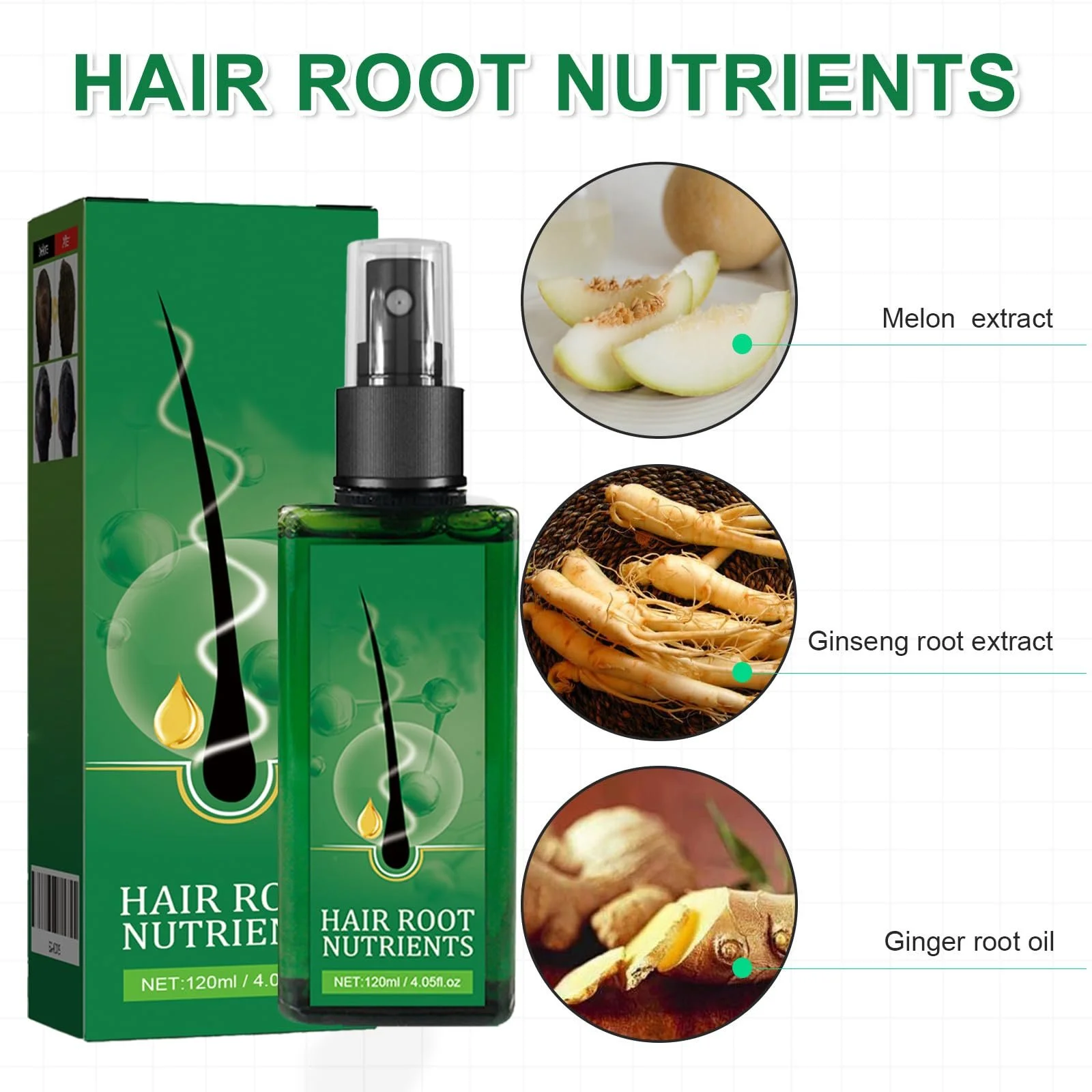 Спрей Dyceittdia Живильний імбирний 2 x Живильні речовини для коренів волосся, Імбирний спрей, 2 x 120 мл, фото №6 Спрей Dyceittdia Живильний імбирний 2 x Живильні речовини для коренів волосся, Імбирний спрей, 2 x 120 мл, фото №6