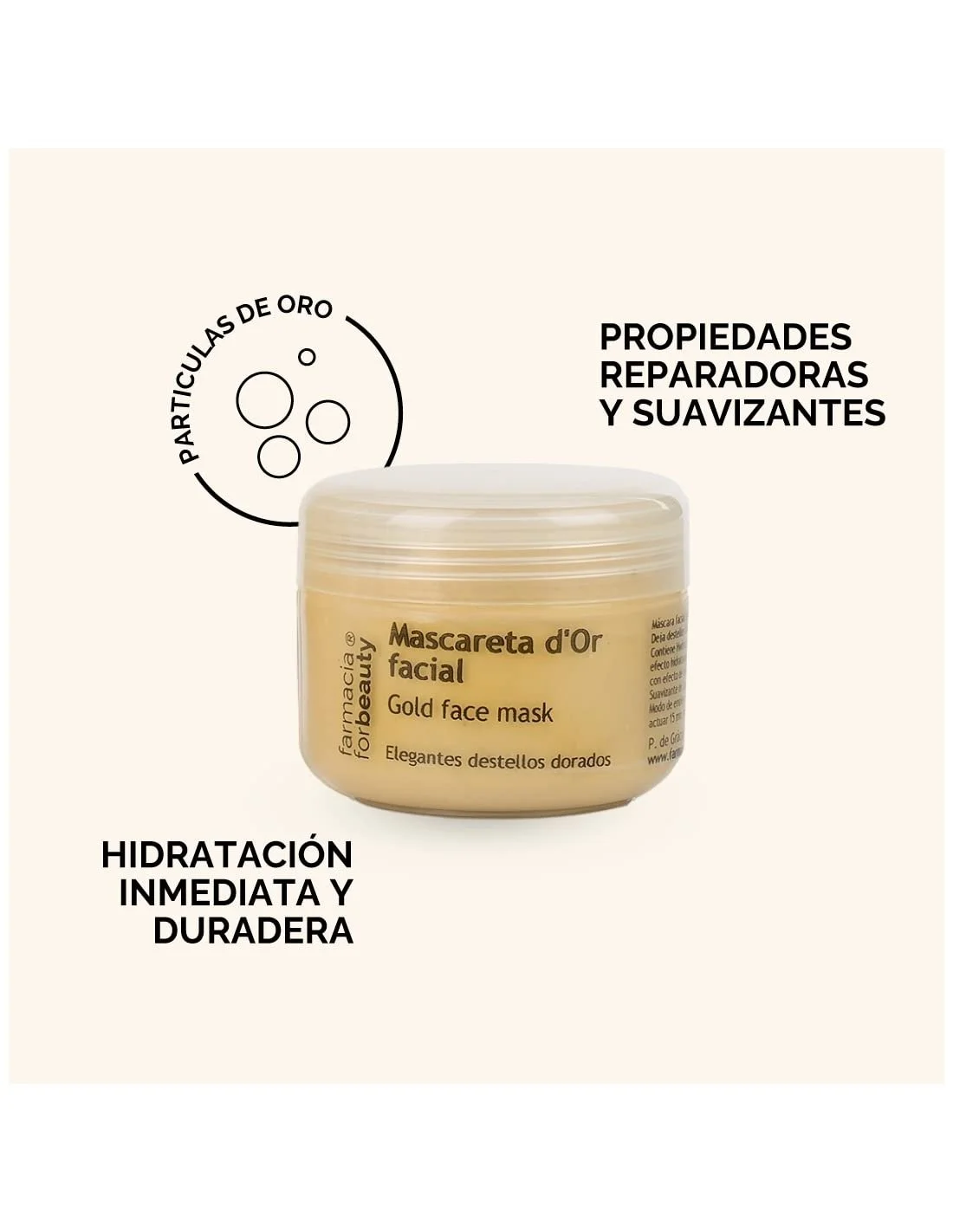 Маска для обличчя Gold 50 мл, фото №2