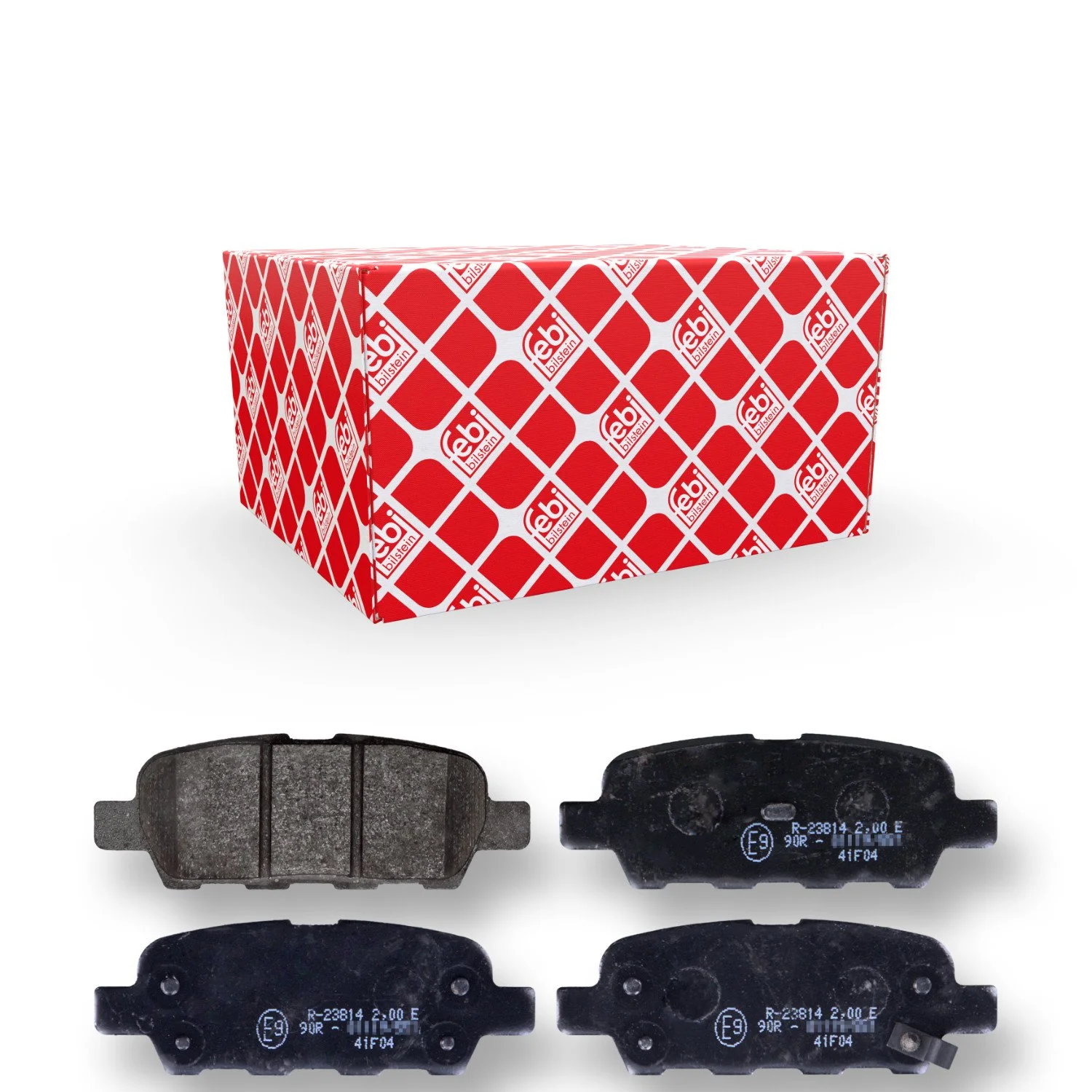 Комплект гальмівних колодок, дискові гальма FEBI BILSTEIN 116198 для NISSAN RENAULT SAMSUNG, фото №1