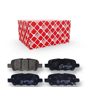 Комплект тормозных колодок, дисковый тормоз FEBI BILSTEIN 116198 для NISSAN RENAULT SAMSUNG - Фото 1