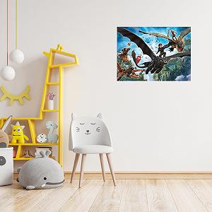 Дитячий пазл Ravensburger Dragons New Movie 12004141 150 деталей XXL від 7 років synthetic.ua - Фото 1