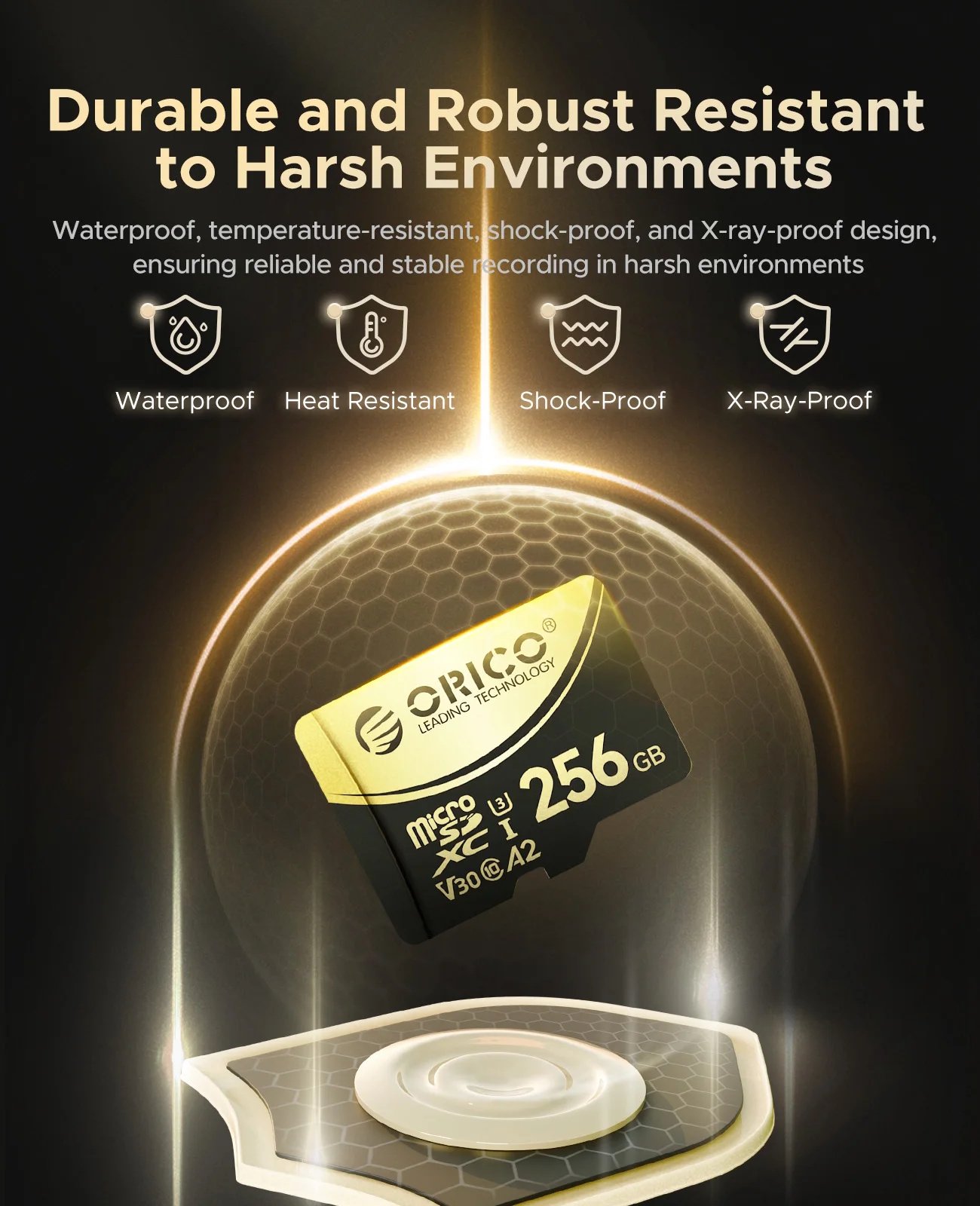 Карта памяти Orico 512Gb microSDXC UHS-I U3 V30 A2 4K, фото №10