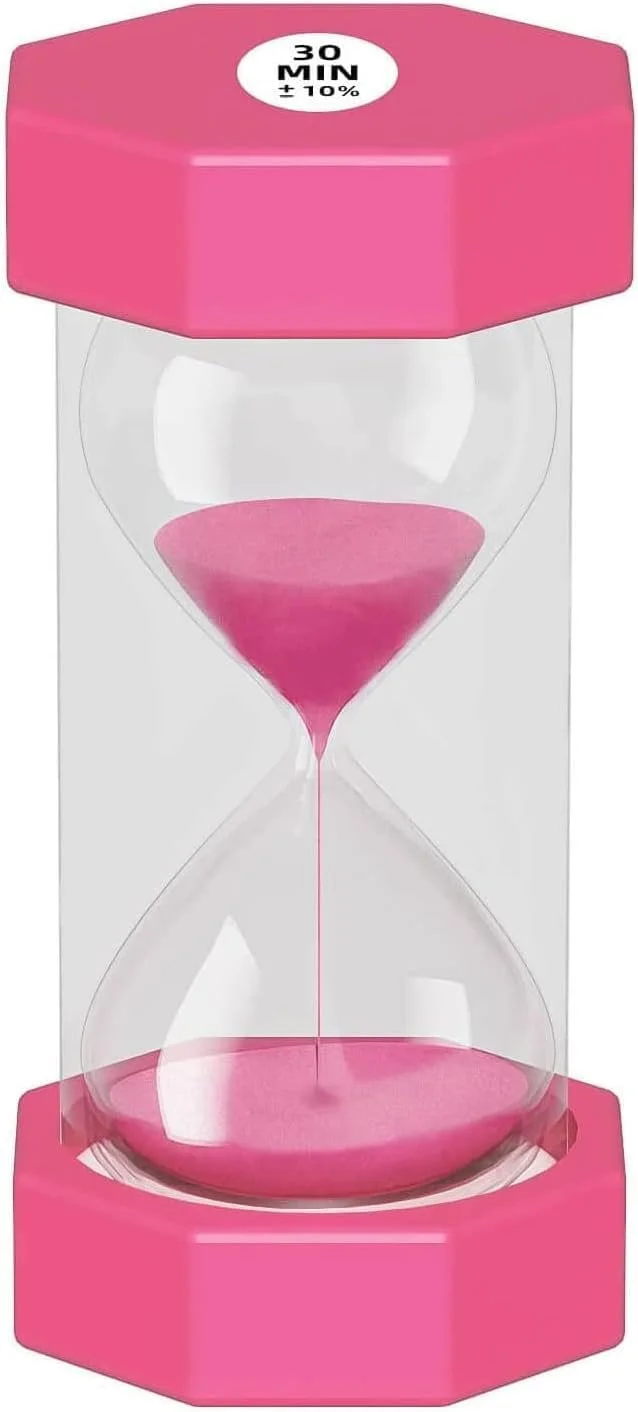 Пісочний годинник 30 хвилин Pink, фото №1 Пісочний годинник 30 хвилин Pink, фото №1