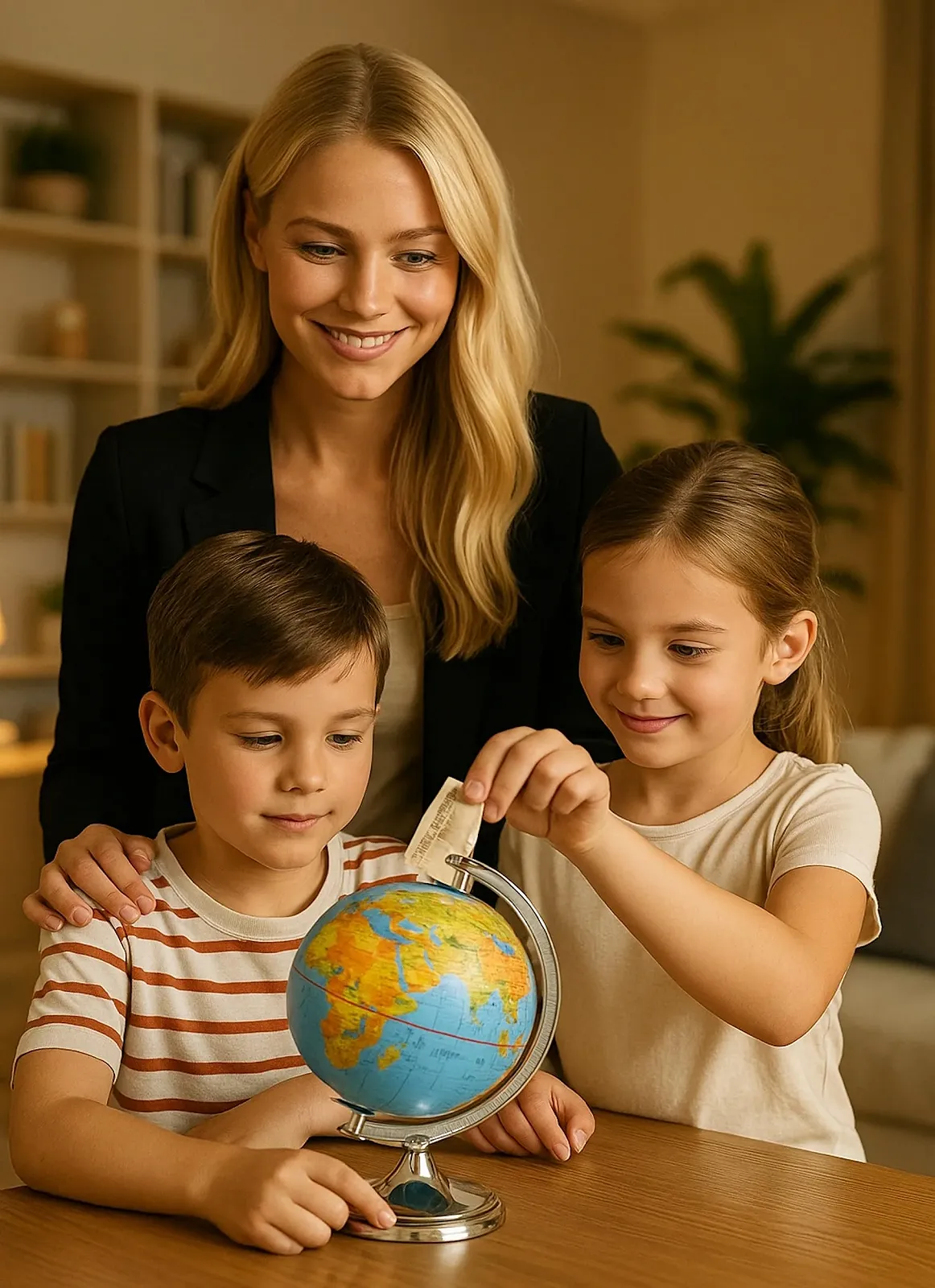 Скарбничка noTrash2003 у формі глобуса пластикова мала, фото №2