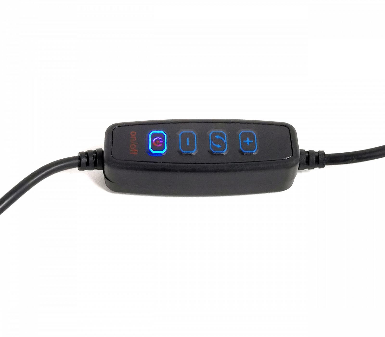 Настільна лампа Trango Moonlight 2019-03S з регулюванням яскравості та кольору CCT 3000K-6500K, LED 12.5 Вт матовий нікель/хром, фото №4