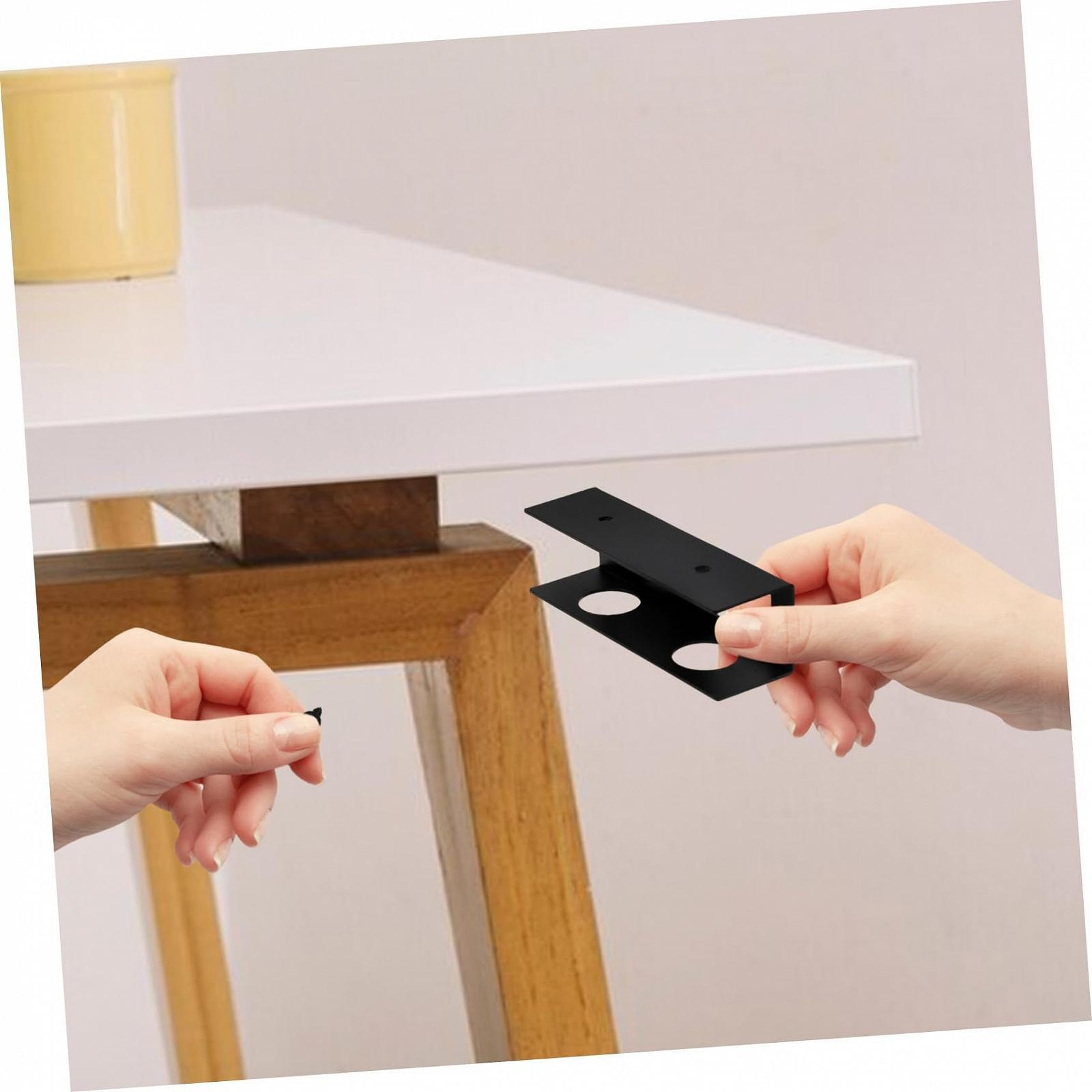 Подставка для ноутбука металлическая, черная, 3 шт, фото №4