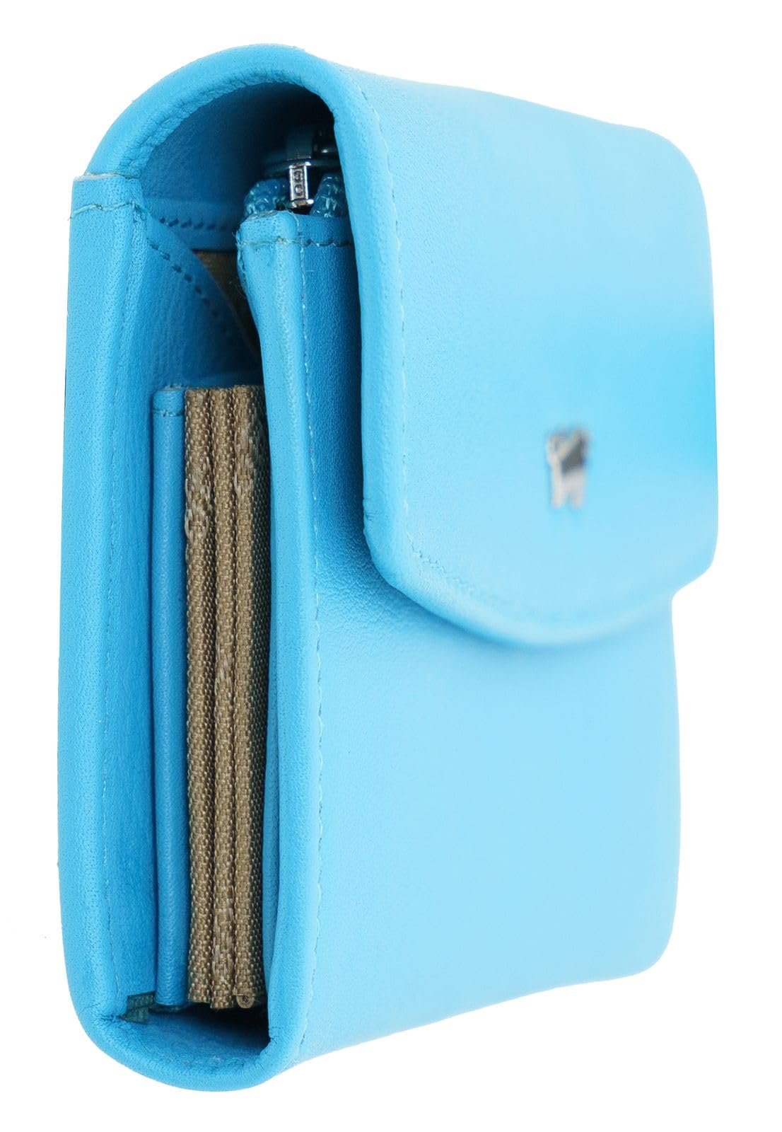Гаманець Braun Büffel Joy Mini Zip Turquoise Бірюзовий, фото №4