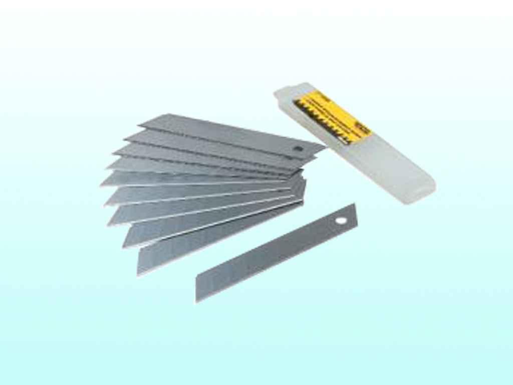 Лезо змінне для ножа 18мм 10лез 17-0548 ТМ MASTER TOOL, фото №1