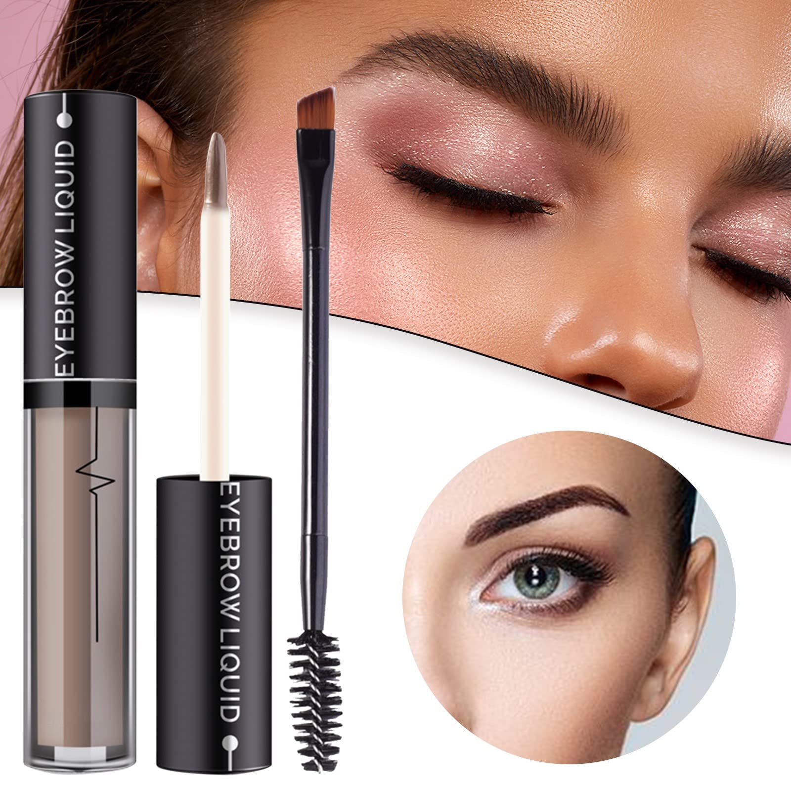 Карандаш для макияжа бровей кисть, фото №2