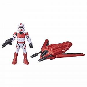 Фигурка и транспортное средство Star Wars Shock Trooper Mission Fleet Gear Class, 2,5 дюйма - Фото 1