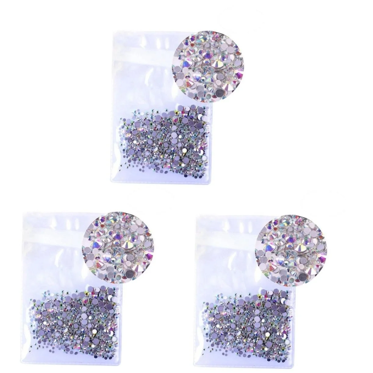 Стрази для нігтів Coheali Crystal, 4320 шт., фото №1