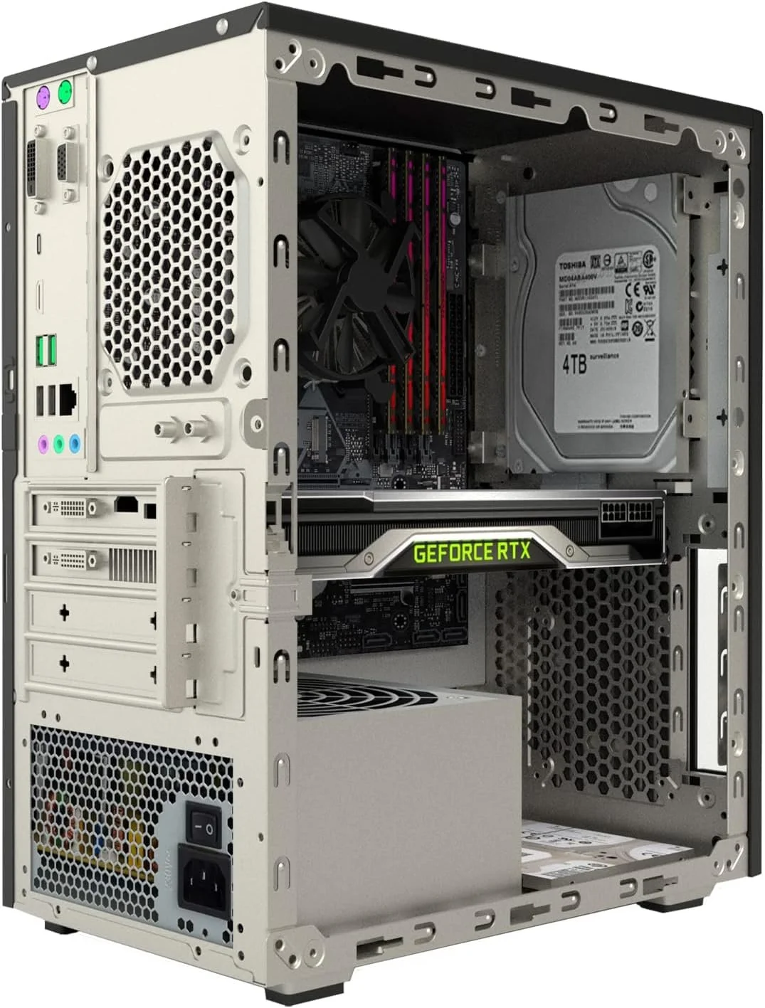 Корпус Itek SMALLCOM-P / без БЖ / Micro-ATX / Mini-Tower / 1x92mm / Black, фото №5