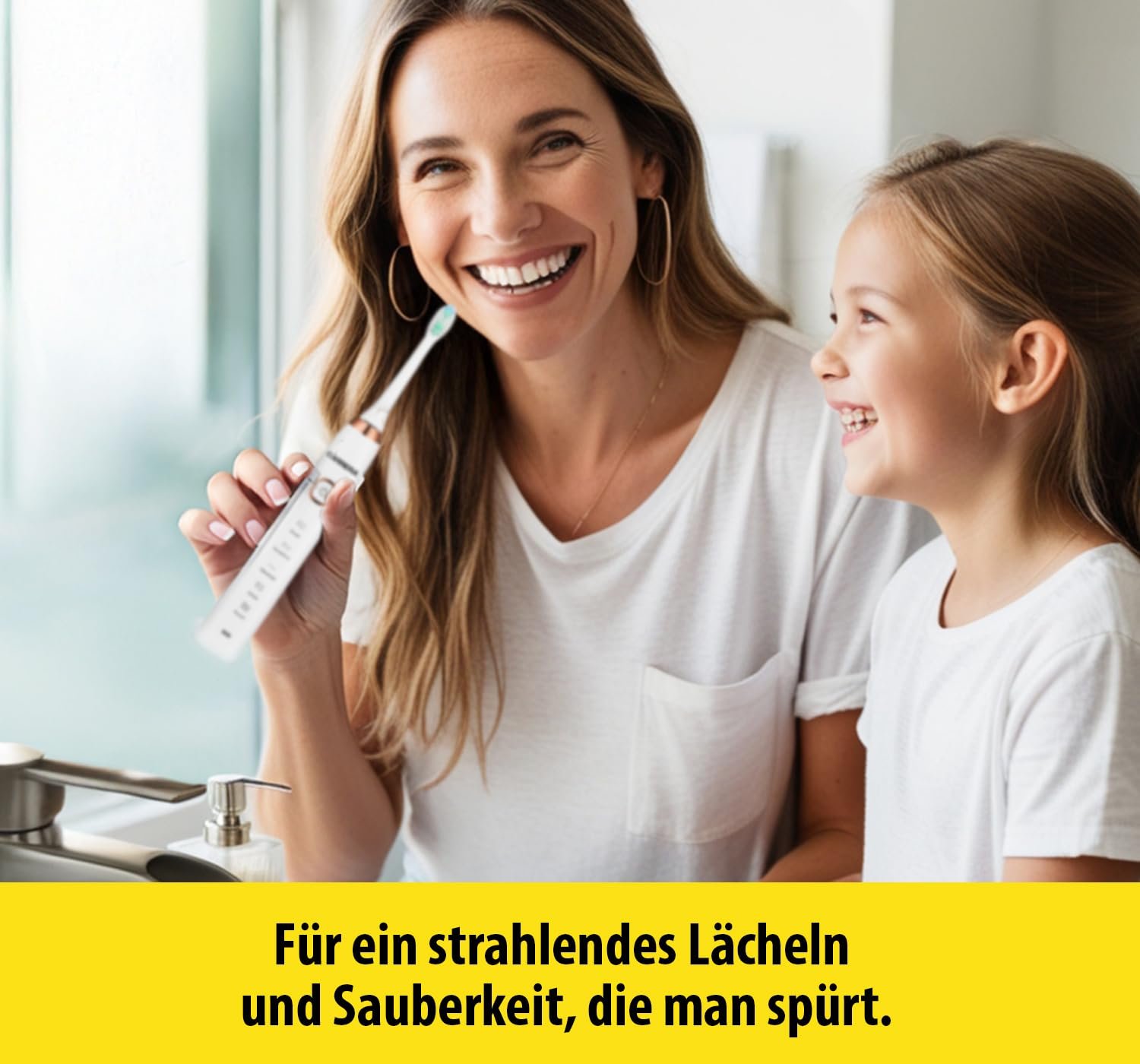 Електрична зубна щітка CARRERA з захисним ковпачком Біла, фото №5