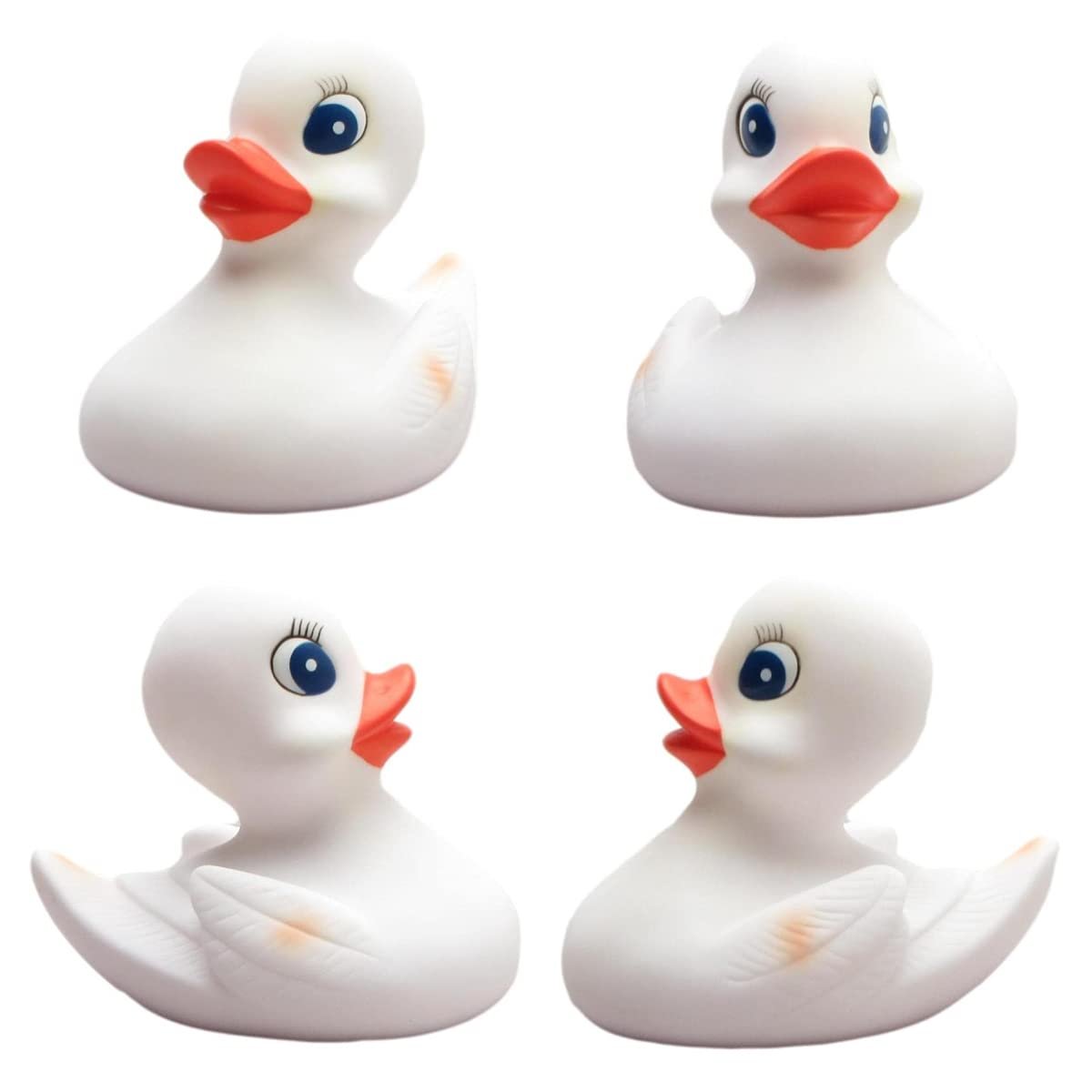 Качка для ванни Duckshop L 10 см, біла, фото №1