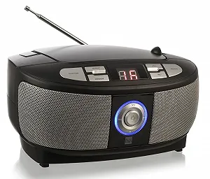 Стереосистема Dual P 49-1 з CD-програвачем FM-радіо, LED-дисплей, живлення від мережі або акумулятора, чорний synthetic.ua - Фото 1