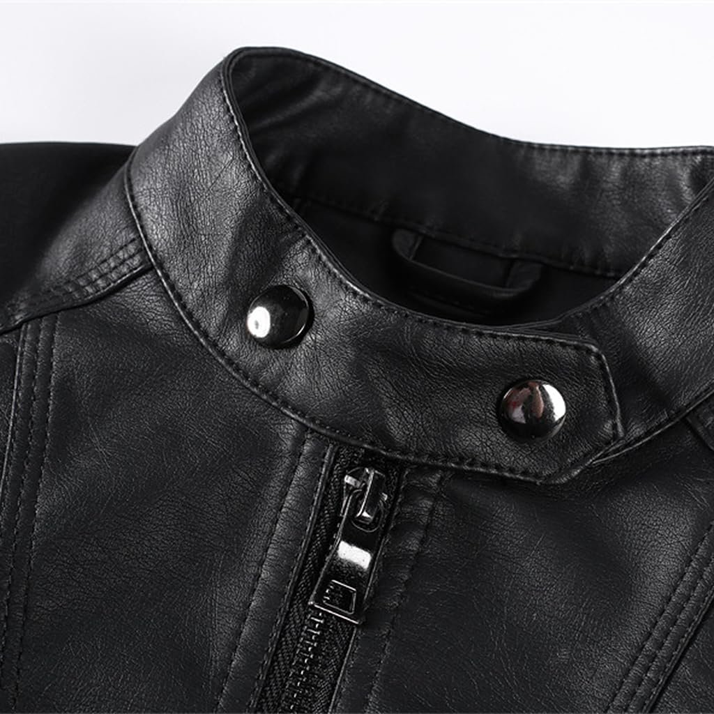 Шкіряна куртка Linboo Дитяча бомбер для хлопчиків, фото №3 Шкіряна куртка Linboo Дитяча бомбер для хлопчиків, фото №3