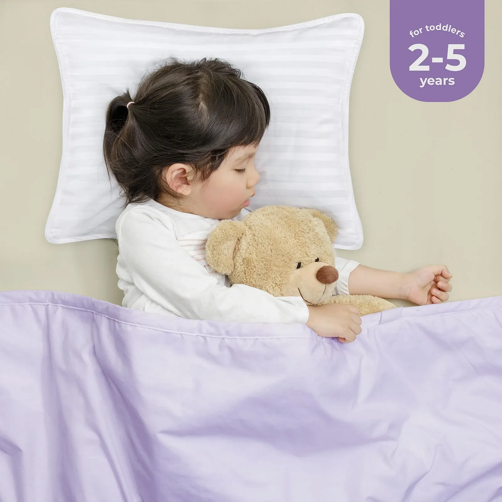 Подушка дитяча Utopia Bedding 40 x 60 см, набір з 2 дитячих подушок, дихаюча полікотонова тканина, для дітей від 2 років, фото №2 Подушка дитяча Utopia Bedding 40 x 60 см, набір з 2 дитячих подушок, дихаюча полікотонова тканина, для дітей від 2 років, фото №2