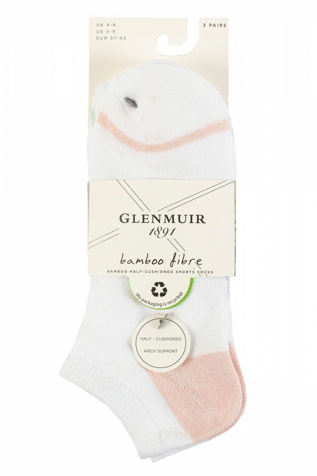 Шкарпетки Спортивні GLENMUIR Жіночі Бамбукові з Підкладкою (3 пари), фото №2