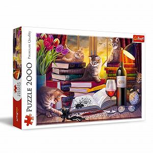 Пазл Trefl Cat Evening 2000 елементів - Фото 1