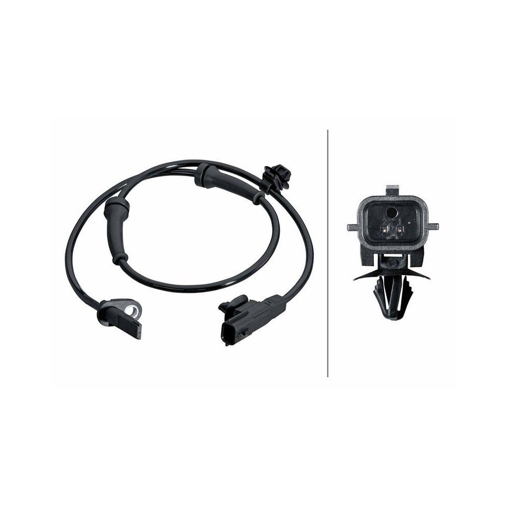 Датчик частоти обертання колеса HELLA 6PU 358 251-111 для NISSAN, передній міст, фото №1