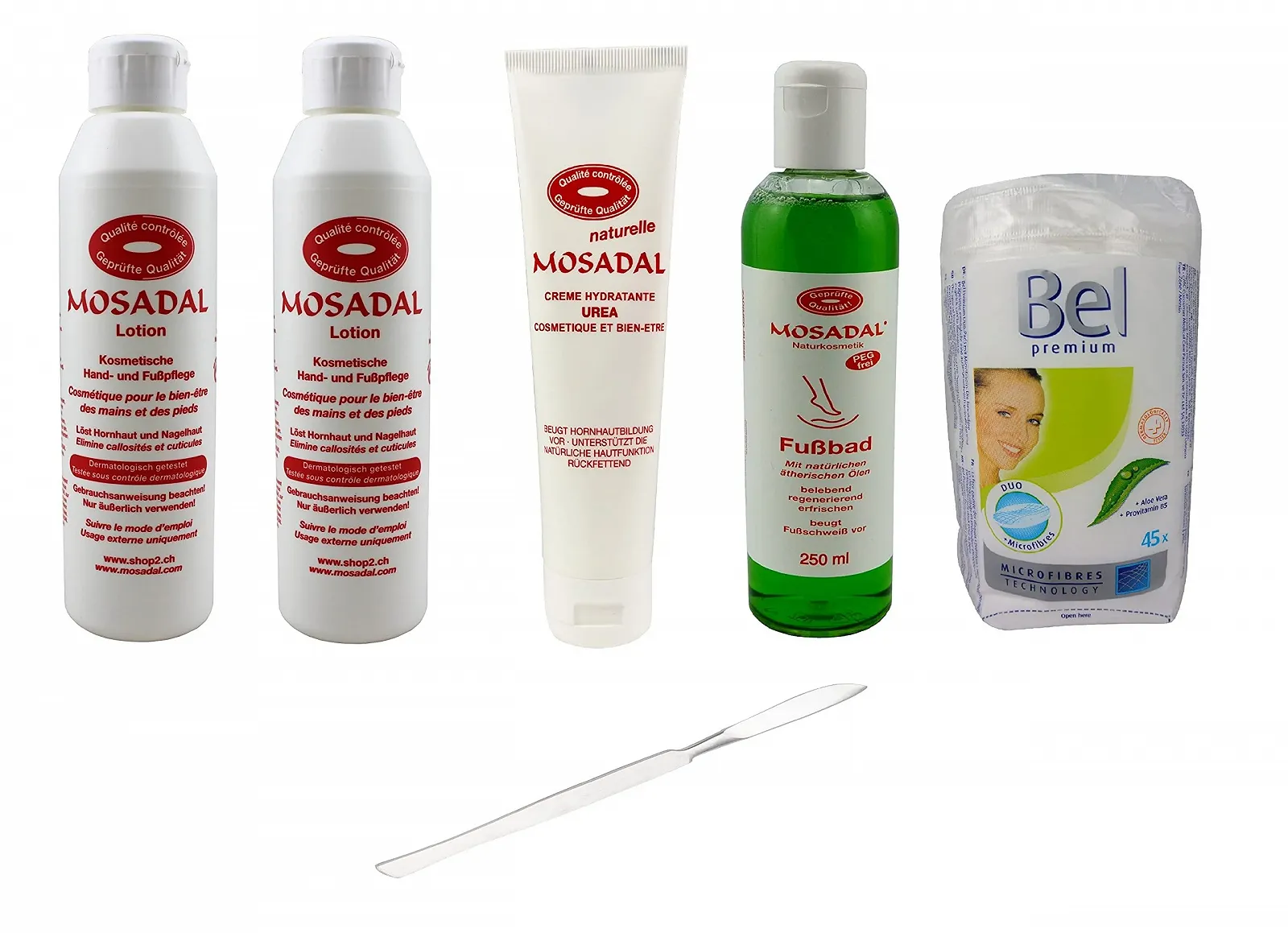 Набір для догляду за руками та ногами Cosmetic Hand & Foot Care Set, 5 предметів, фото №1