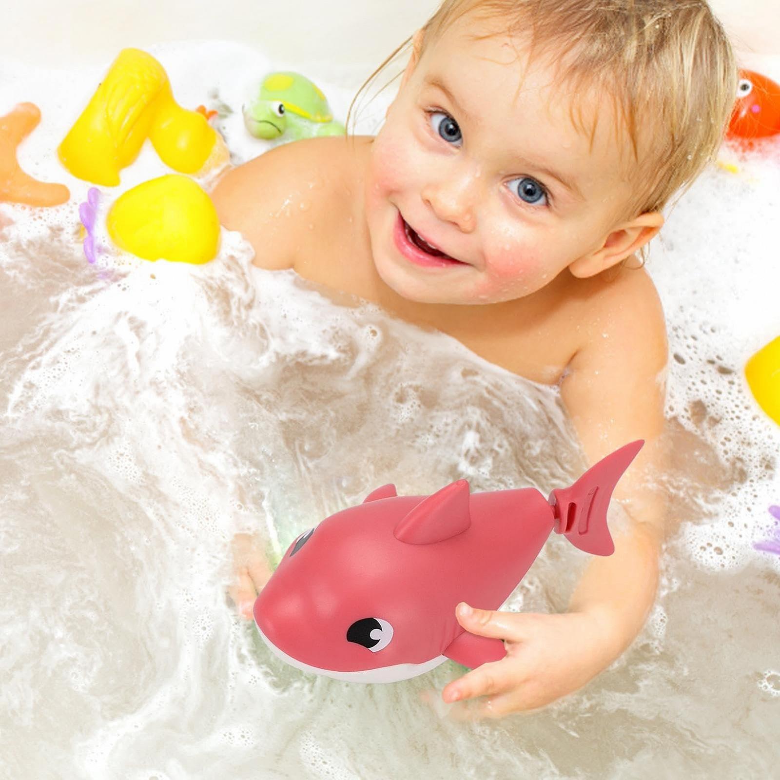 Игрушка для ванны Акула, плавающая, заводной механизм, фото №3