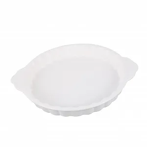 Форма для запекания Керамическая Круглая Белая - Фото 1