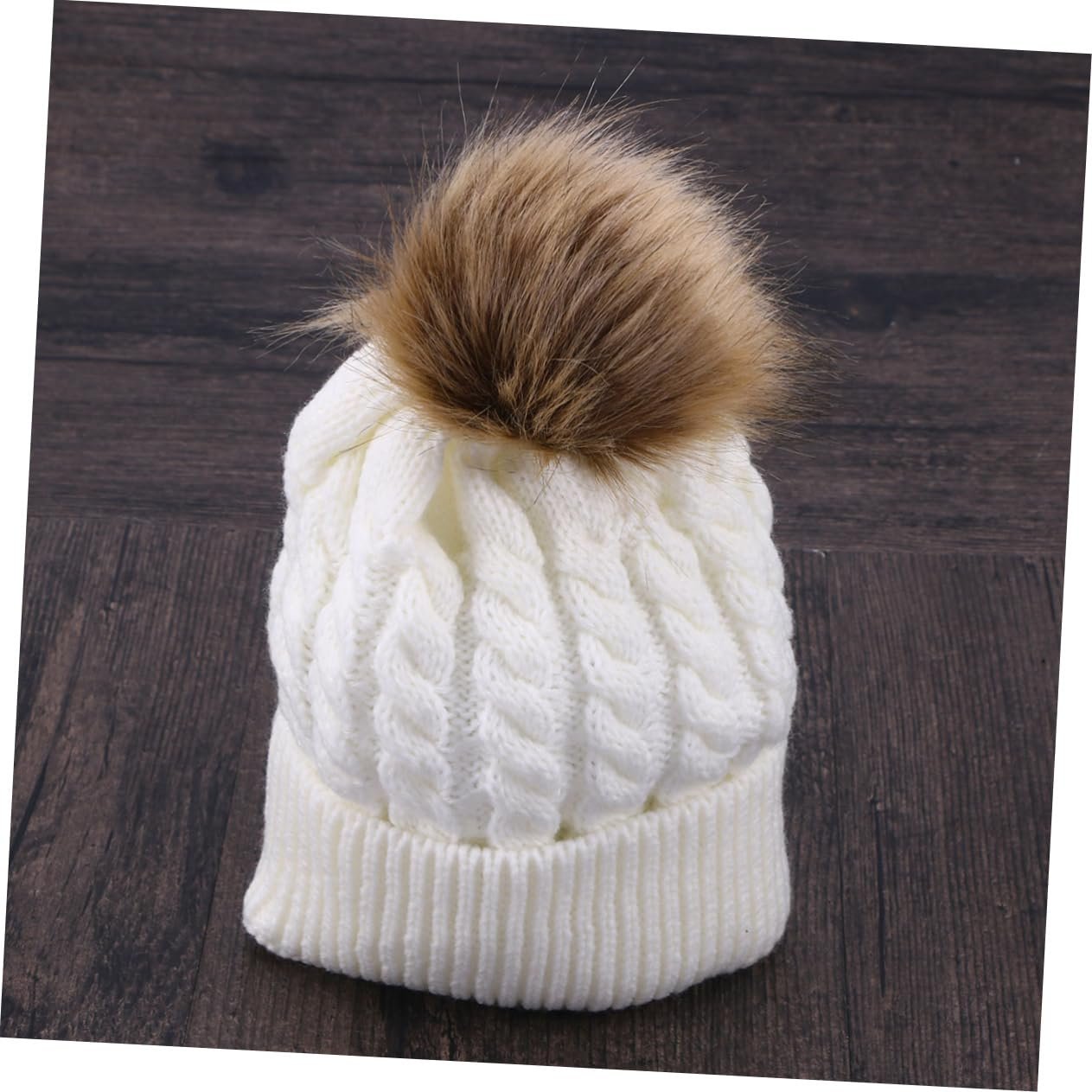 Вязаная шапка-ушанка Zqkimzi для детей, зимняя вязаная, фото №3 Вязаная шапка-ушанка Zqkimzi для детей, зимняя вязаная, фото №3