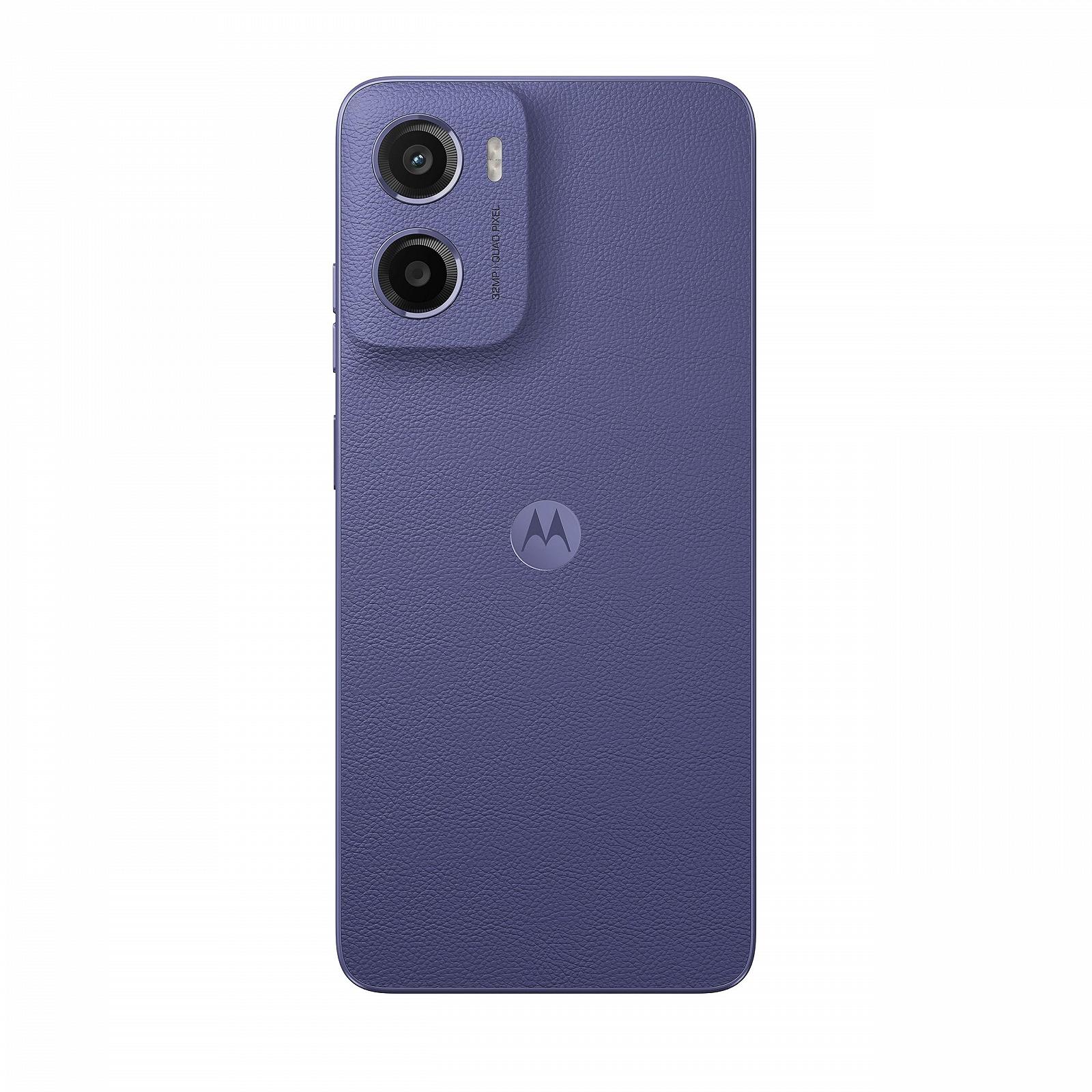 Смартфон Motorola Moto E15 2/64 GB 32 Мп Camera + Flicker Protection 6.67 дюйма HD+ Display 90 Гц 5200 мАг MediaTek Helio G81 Extreme Android 14 Go Edition Lavender, фото №6